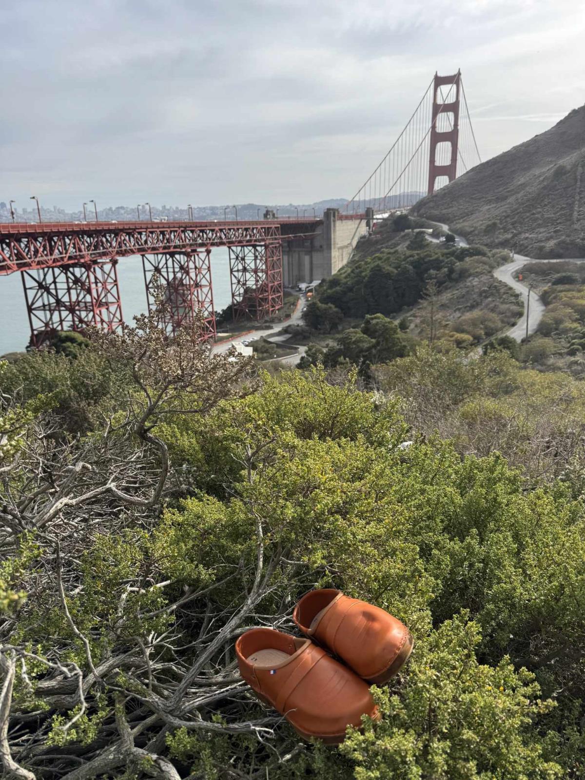 galoche et le Golden Gate Bridge , San Francisco 